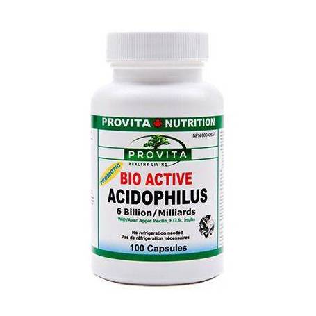Acidophilus Bio-Activ, probiotic 6 miliarde, 90cps, Provita Nutrition