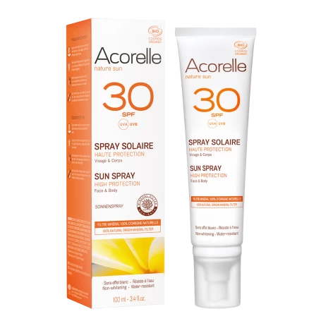Spray protectie solaram, SPF30, 100ml - ACORELLE