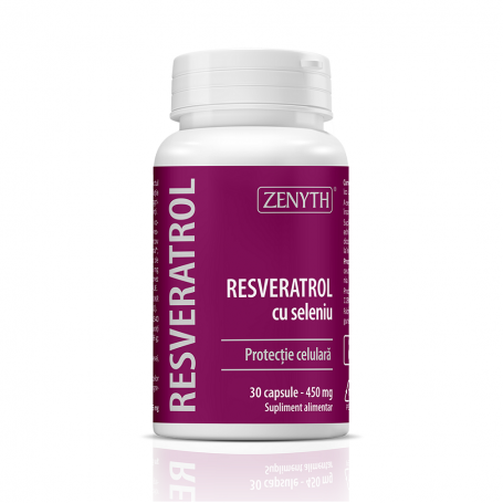 Resveratrol cu seleniu 450mg, 30cps, Zenyth