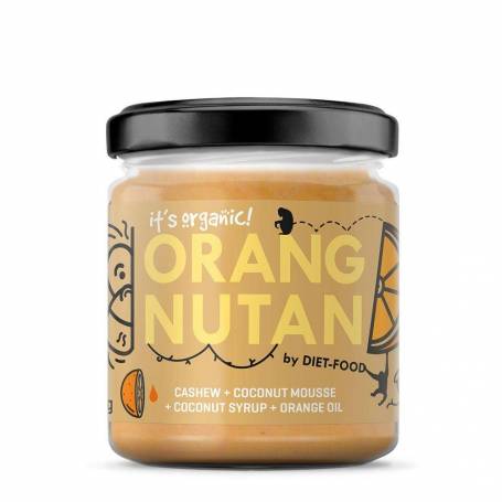 Crema de caju cu portocale ORANGNUTAN 200g, Diet-Food