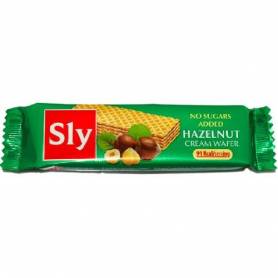 Napolitane fara zahar cu crema de alune, 20g, Sly Nutritia