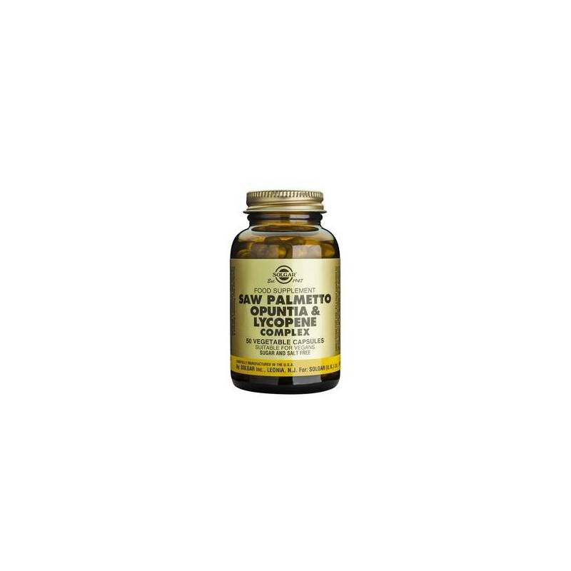 Saw Palmetto Opuntia & Lycopene Complex 50cps - SOLGAR