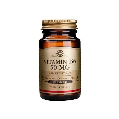 Vitamina B6 50mg 100cps - SOLGAR