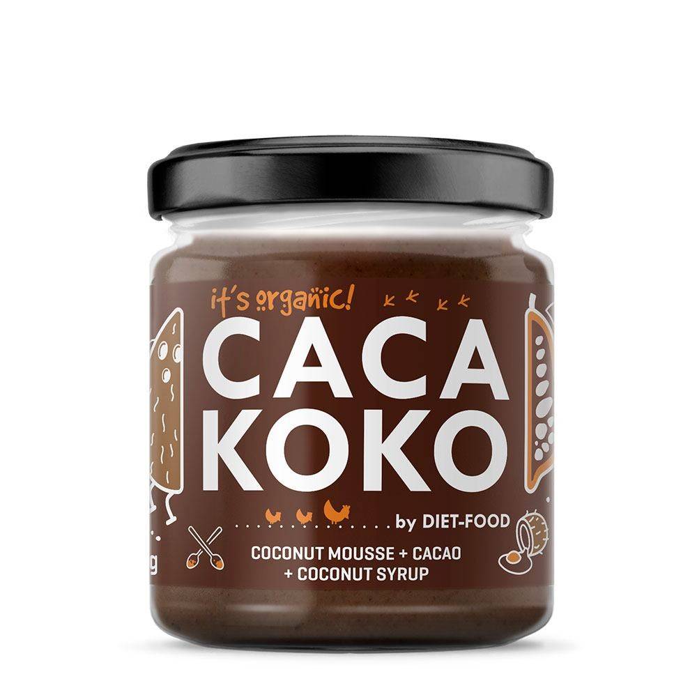 Crema De Cocos Cu Cacao Kokosca 200g, Diet Food