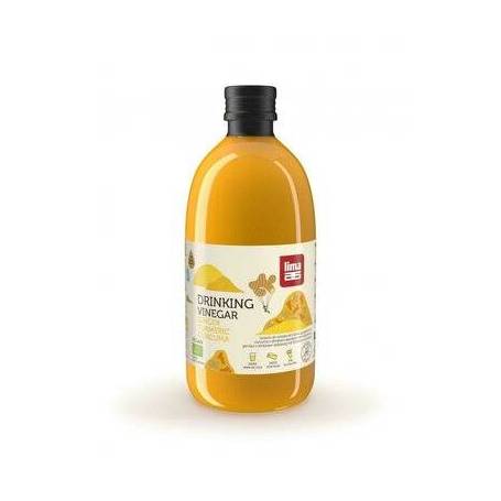 Otet de mere pentru baut cu ghimbir si turmeric eco 500ml Lima