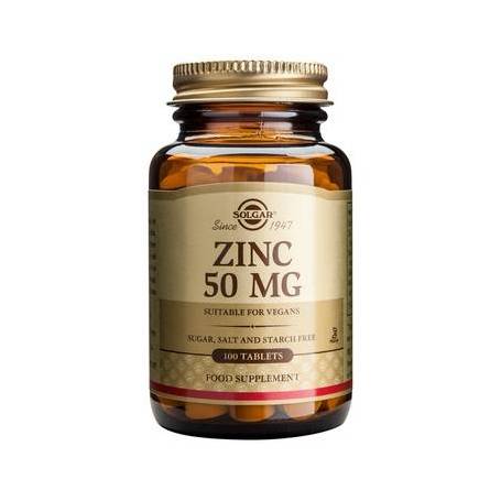 Zinc gluconate 50mg 100cps - SOLGAR