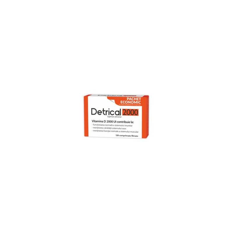 Detrical vitamina D 2000ui, 120cpr, Zdrovit