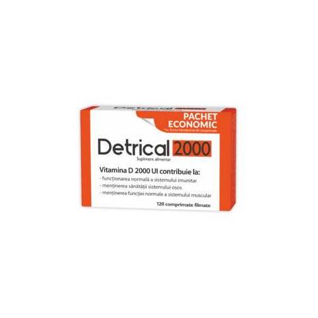 Detrical vitamina D 2000ui, 120cpr, Zdrovit