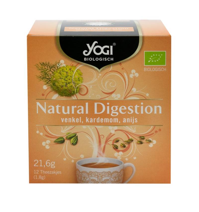 Ceai bio digestie naturala - 21,6g - yogi tea