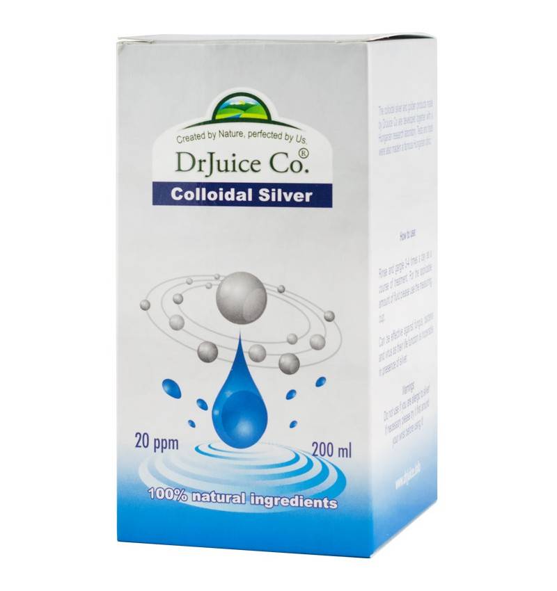 Argint coloidal 200ml, drjuice