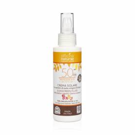 Crema fluida protectie solara bio copii SPF50 100 ml, Officina Naturae