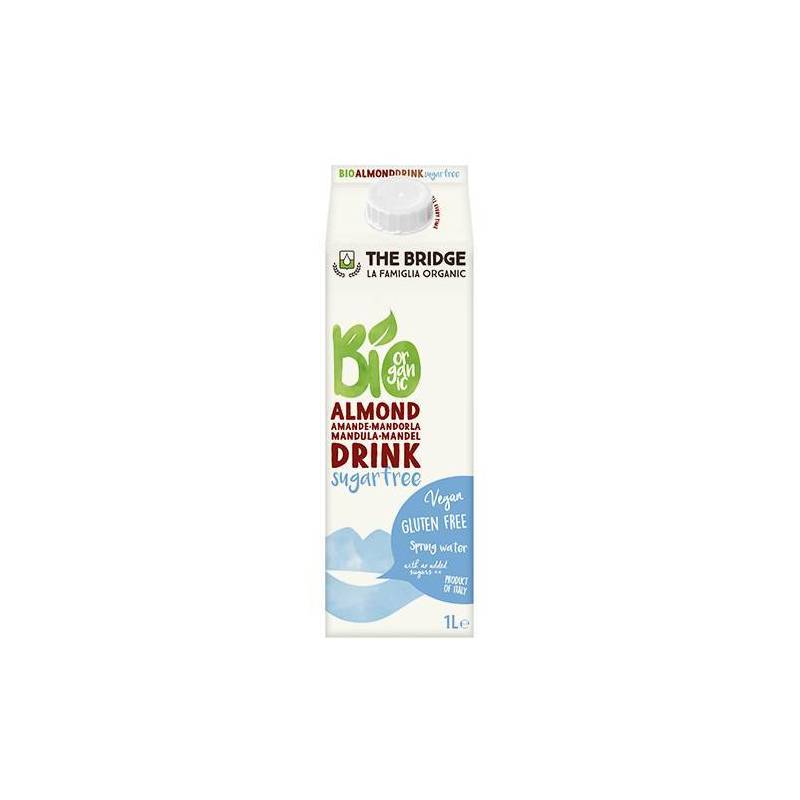 Lapte vegetal de migdale 3%, fara zahar 1l ECO-BIO - The Bridge