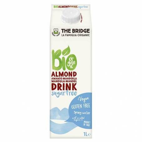 Lapte vegetal de migdale fara zahar 1l ECO-BIO - The Bridge