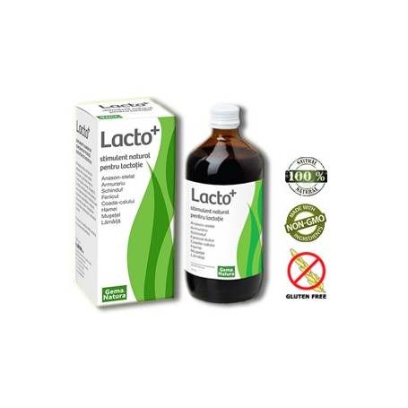 Lacto plus 250ml - stimulent natural pt lactatie - GemaNatura