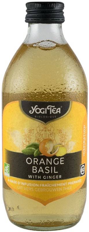 Ceai de portocale si busuioc cu ghimbir, 330 ml, eco-bio yogi tea