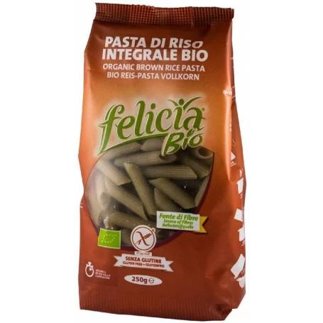 Penne Rigate eco-bio din faina de orez integral, 250 G Felicia