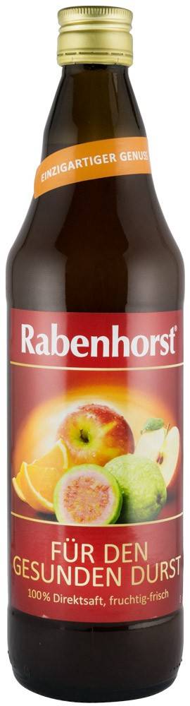 „sete sanatoasa”, suc pur de mere, portocale si guave, 0.75 l rabenhorst