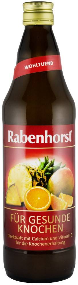 „pentru oase sanatoase” suc de fructe, 0.75l rabenhorst