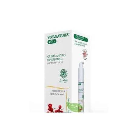 Crema antirid superlifting ten uscat 45ml - Viva Natura