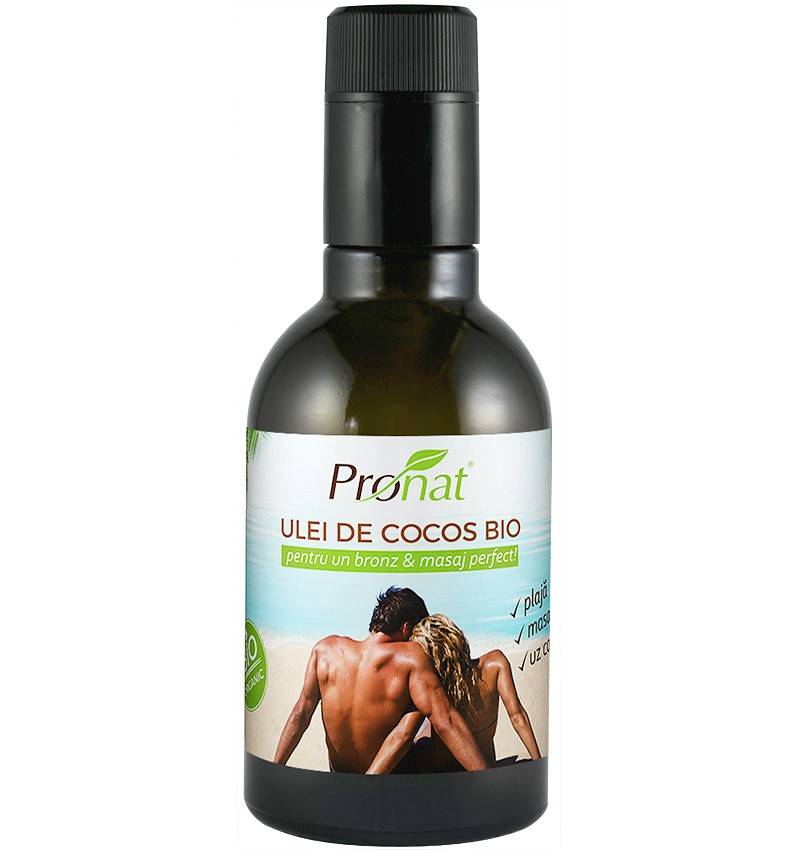 Ulei De Cocos Extravirgin Pentru Uz Cosmetic, Eco-bio, 250ml - Pronat