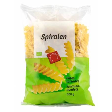 Paste spirale din grau dur, eco-bio, 500g - Green Organics