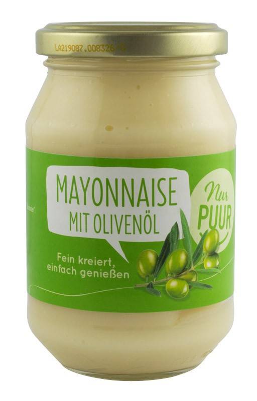 Maioneza eco-bio cu ulei de masline, 250 ml nur puur