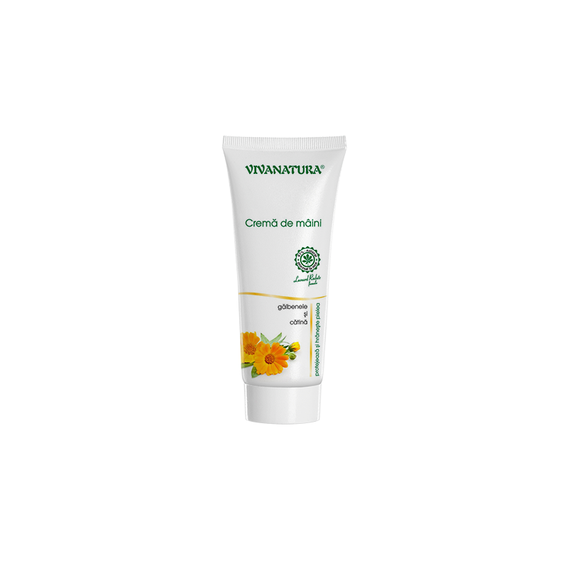 Crema de maini cu galbenele si catina 75ml - Viva Natura