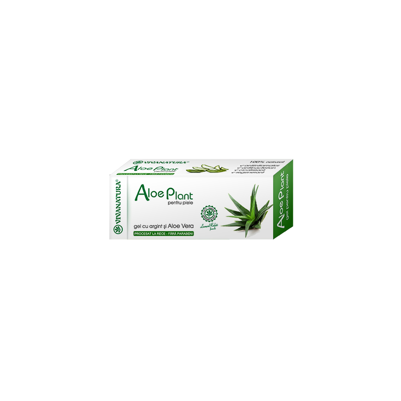 Gel cu aloe vera si argint coliodal 20ml - Viva Natura