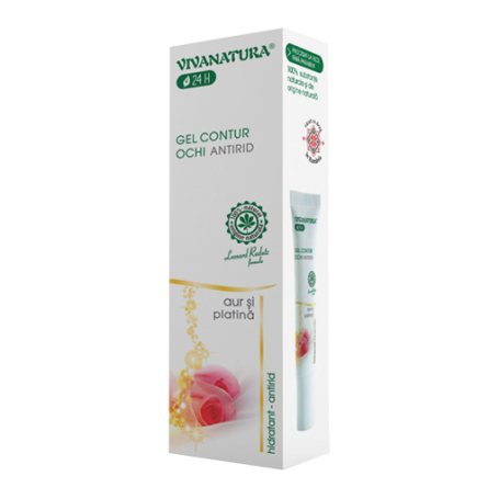 Gel contur ochi antirid 15ml - Viva Natura