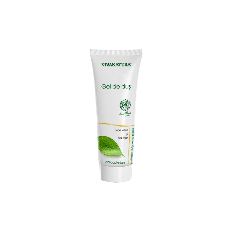 Gel de dus cu aloe vera si tea tree 250ml - Viva Natura