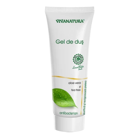 Gel de dus cu aloe vera si tea tree 250ml - Viva Natura
