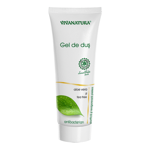 Gel de dus cu aloe vera si tea tree 250ml - viva natura