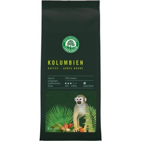 Cafea, boabe Columbiana, 100 % Arabica, eco-bio, 250g - LEBENSBAUM