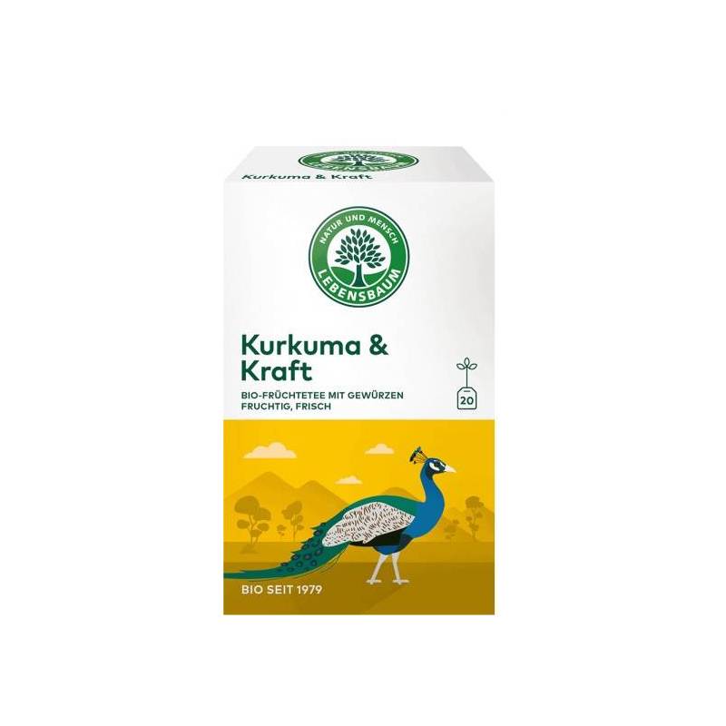 Ceai din curcuma si vigoare, eco-bio, 20 plicuri - LEBENSBAUM