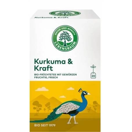Ceai din curcurma si vigoare, eco-bio, 20 plicuri - LEBENSBAUM