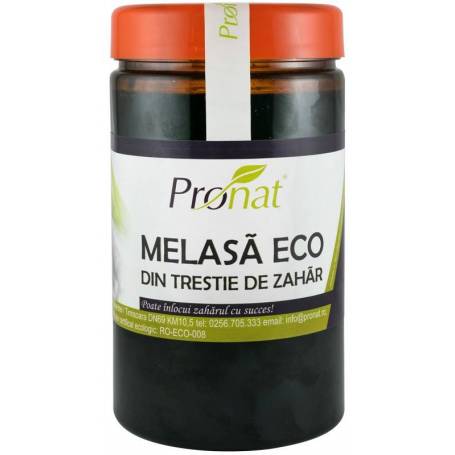 Melasa din zahar de trestie, eco-bio, 1000 g, Pronat