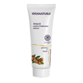 Masca de par cu ginseng si argan 250ml - Viva Natura