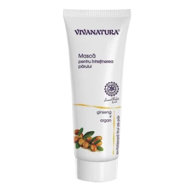Masca de par cu ginseng si argan 250ml - Viva Natura