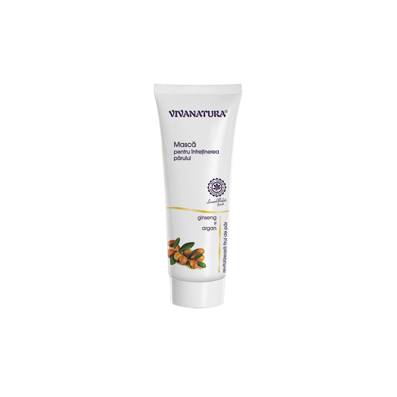Masca de par cu ginseng si argan 250ml - Viva Natura