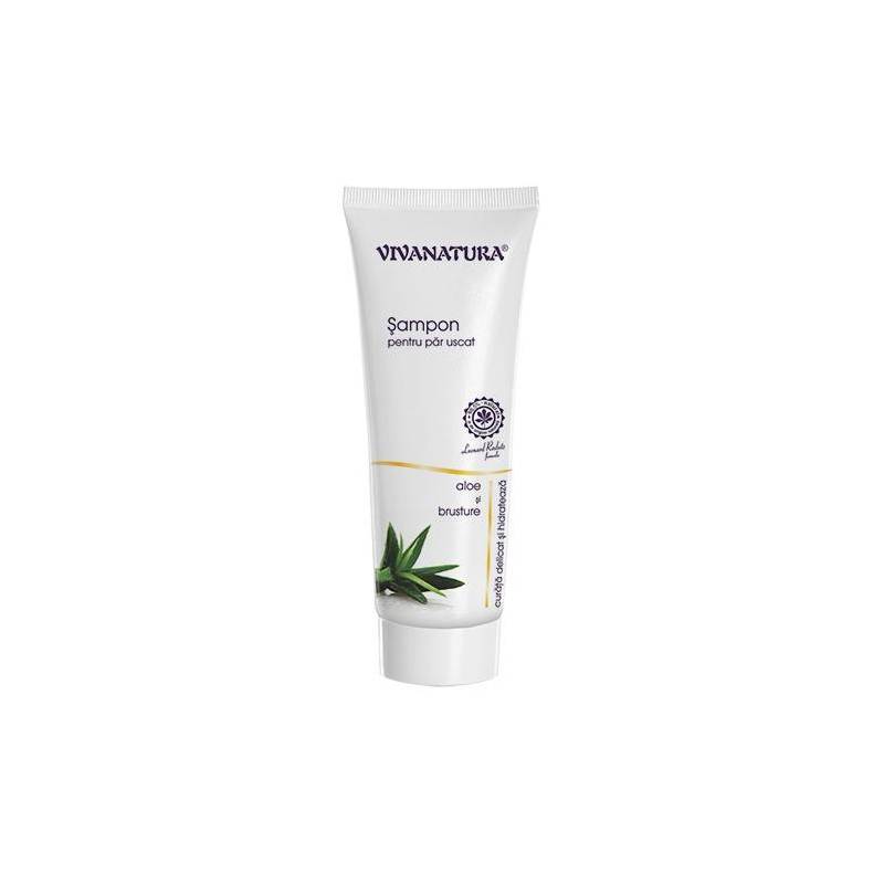 Sampon natural cu aloe si brusture - par uscat 250ml - Viva Natura