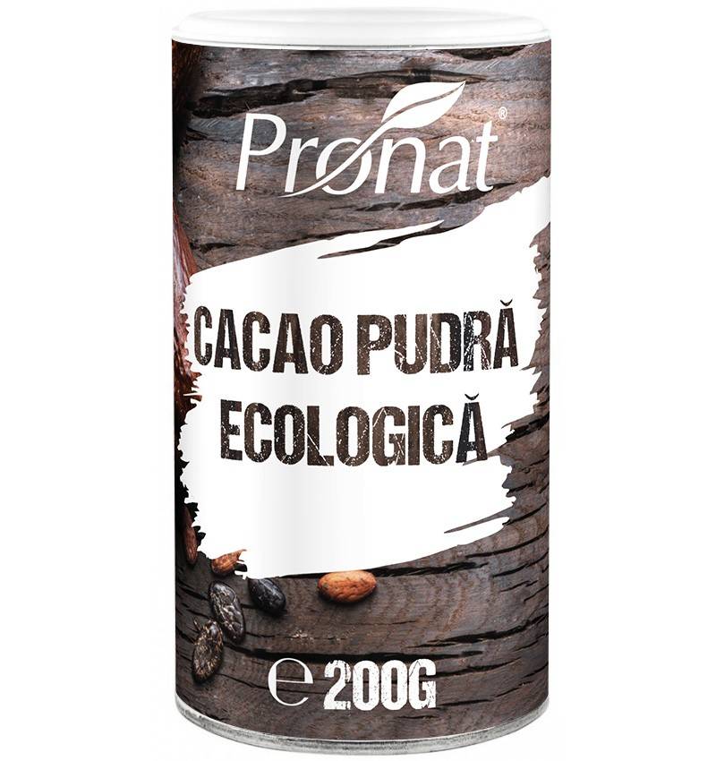 Cacao pudra, eco-bio, 200g - Pronat