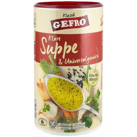 Supa de legume si condiment universal, 1000 g, Gefro