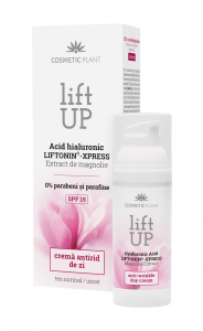 Crema antirid de zi cu acid hialuronic - lift up 50ml - cosmetic plant