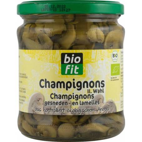Champignons taiate, eco-bio, 330g - Bio Fit