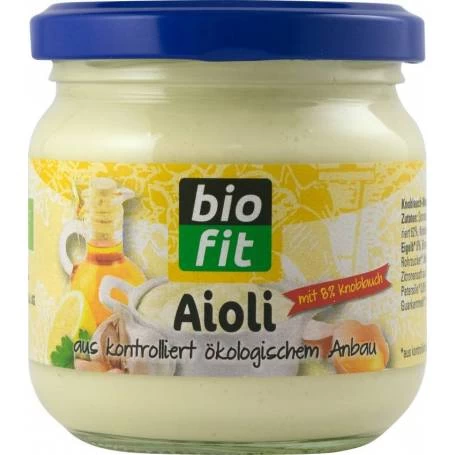 Maioneza cu usturoi, eco-bio, 215ml - Bio Fit