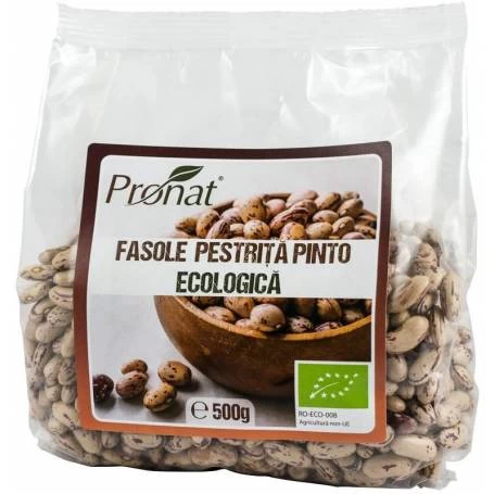 Fasole pestrita Pinto Borlotti, eco-bio, 500 g, Pronat