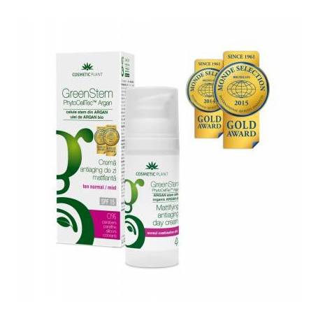 Crema GreenStem antiaging de zi matifianta 50ml - Cosmetic plant