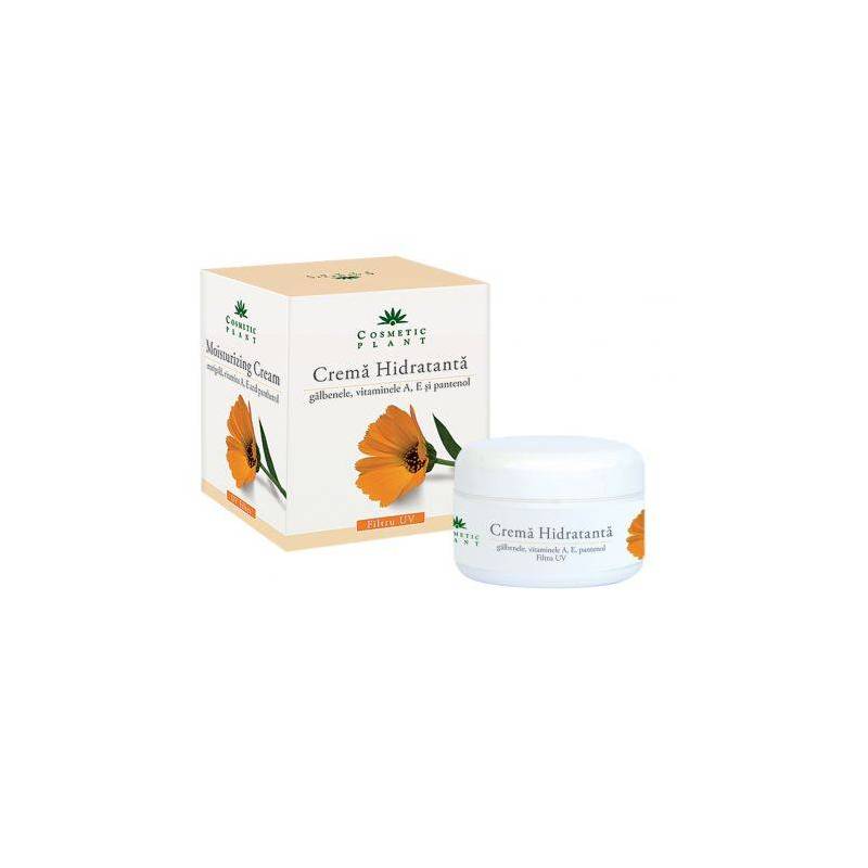 Crema hidratanta cu extract de galbenele vitamina A, E si pantenol