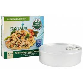 Salata de somon salbatic Alaska in sos alb, eco-bio, 200g - Fontaine