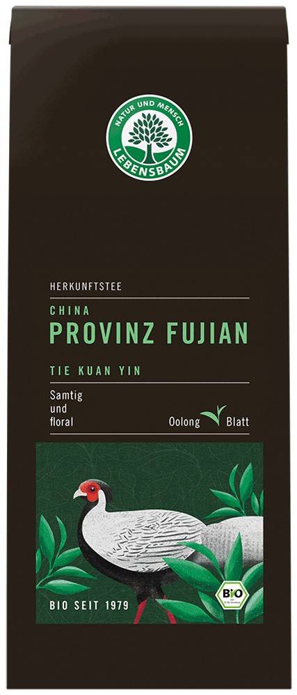 Ceai oolong provincia fujian china, eco-bio, 100g lebensbaum